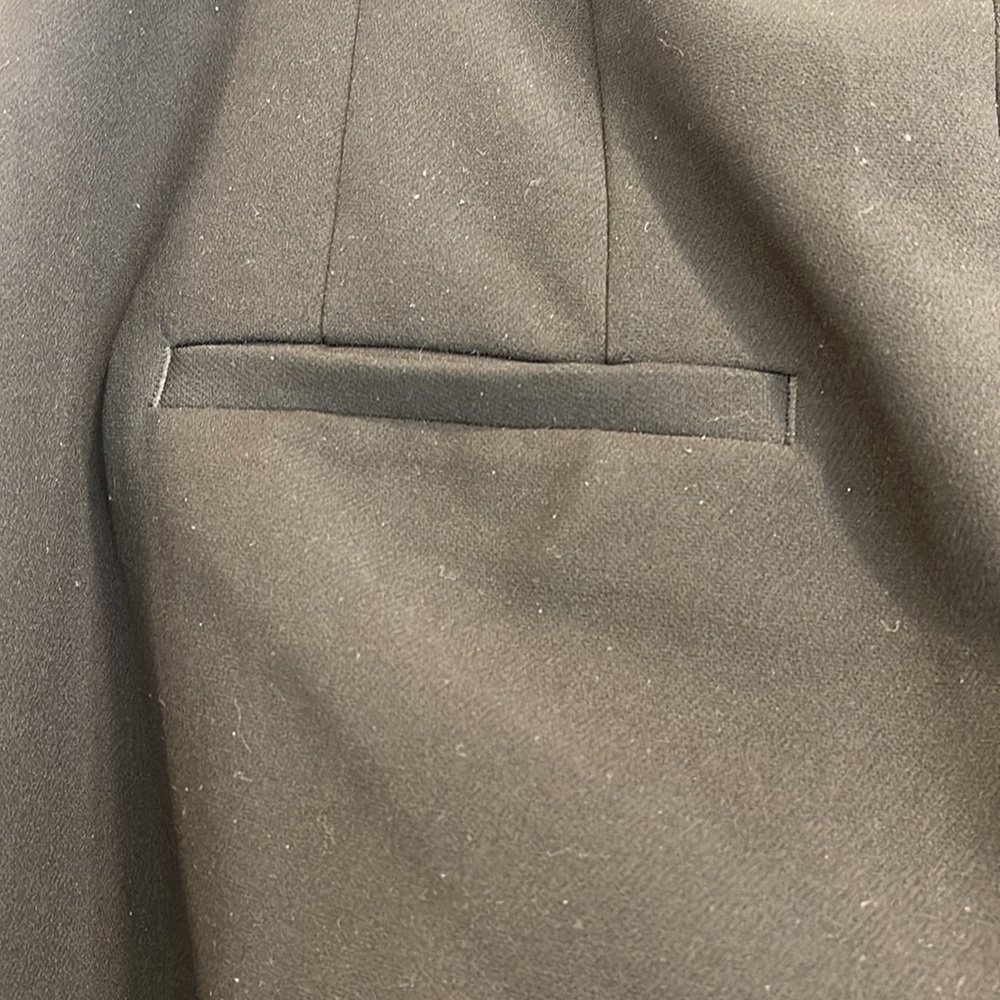 Express Editor High Rise Flare Trouser Black Women's Pants size 8R - Picture 4 of 7